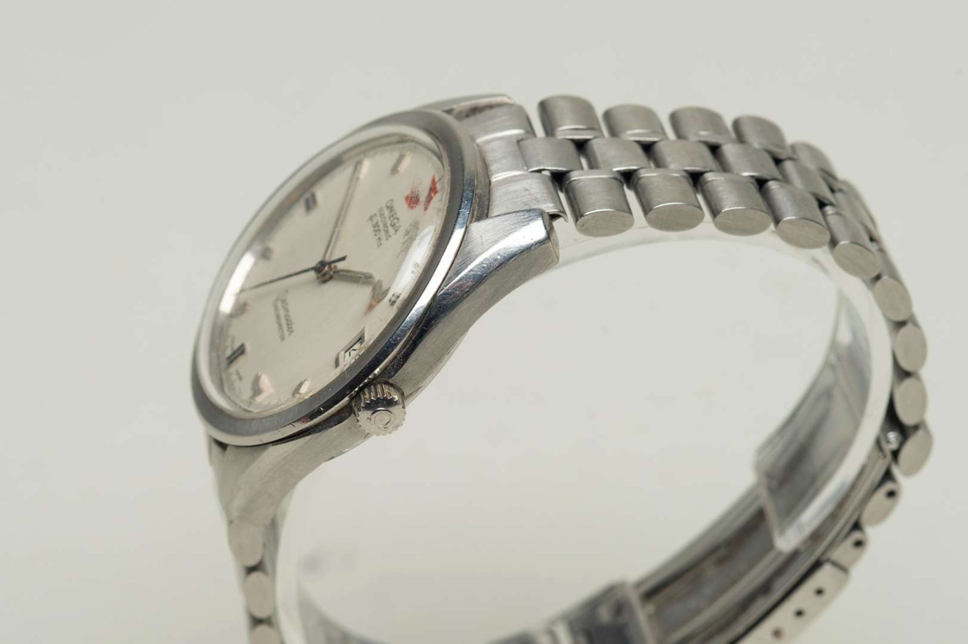 OMEGA. 1970's Seamaster, Chronometer, Electronic f300 Hz, stainless steel calendar wristwatch. - Image 2 of 6