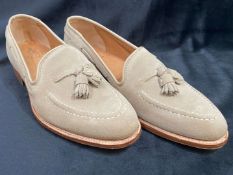 CROCKETT & JONES, a pair of ladies Carly, nut suede loafers, unworn