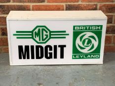British Leyland MG Midget Made Light Box