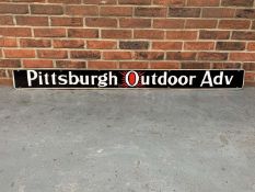 Pittsburgh Outdoor ADV Metal Sign