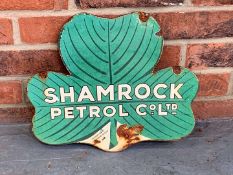Shamrock Petrol Co Ltd Small Enamel Sign