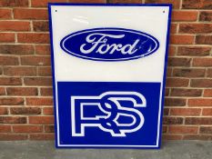 Ford RS Large Perspex Sign