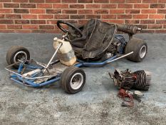 Zip Go Kart Chassis and Engine