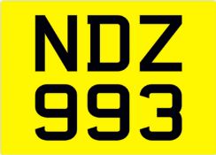 &nbsp; NDZ 993 Registration Number