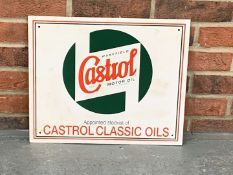 Castrol Classic Oils Plastic Sign