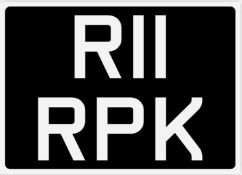 &nbsp; R11 RPK Registration Number