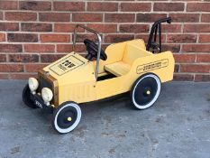 Tin Plate Childs Pedal Tow Truck