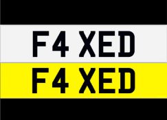 &nbsp; F4 XED Registration Number&nbsp;