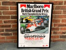 Marlboro British GP Silverstone Poster