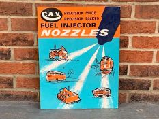 CAV Fuel Injectors Nozzles Sign On Cardboard