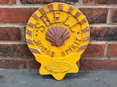 Shell Motor Spirit Cast Aluminium Sign