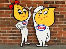 Esso Mr and Mrs Drip Metal Signs