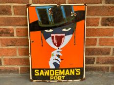Sandemans Port Enamel Sign