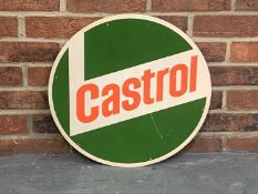 Castrol Aluminium Circular Sign