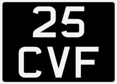 &nbsp; 25 CVF Registration Number&nbsp;