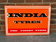 India Tyre's Metal Sign