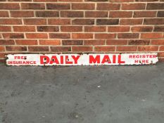 Daily Mail Enamel Sign