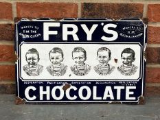 Frys Chocolate Enamel Sign