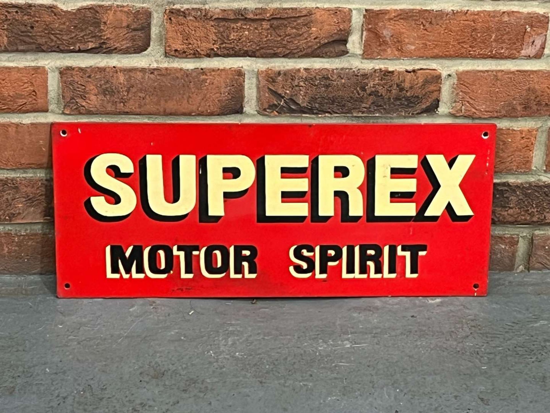 Superex Motor Spirit Metal Sign