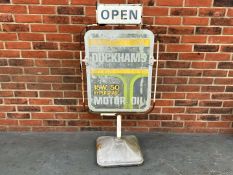 Duckhams Motor Oil Forecourt Sign