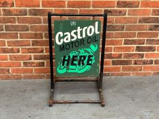 Castrol Motor Oil Made Swinging Sign