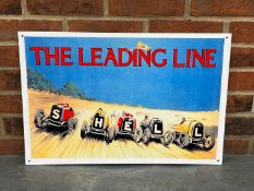 Shell The Leading Line Metal Sign