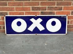 OXO Enamel Sign