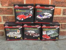 Five Boxed Corgi Drive Time Motorsport Model Cars