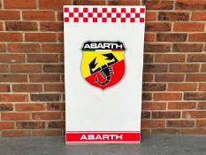Abarth Metal Sign