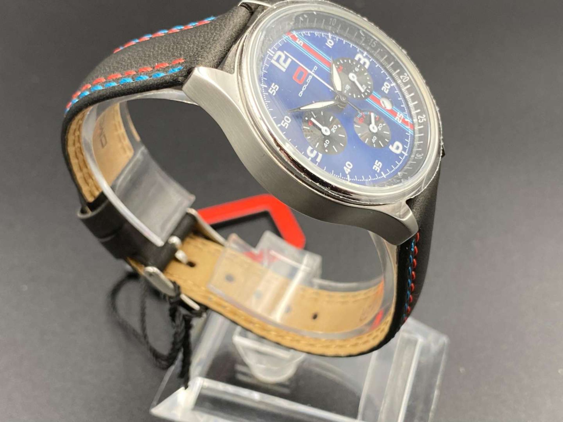 OMOLOGATO, “Racing Chrono”, stainless steel, chronograph wristwatch, - Image 3 of 7
