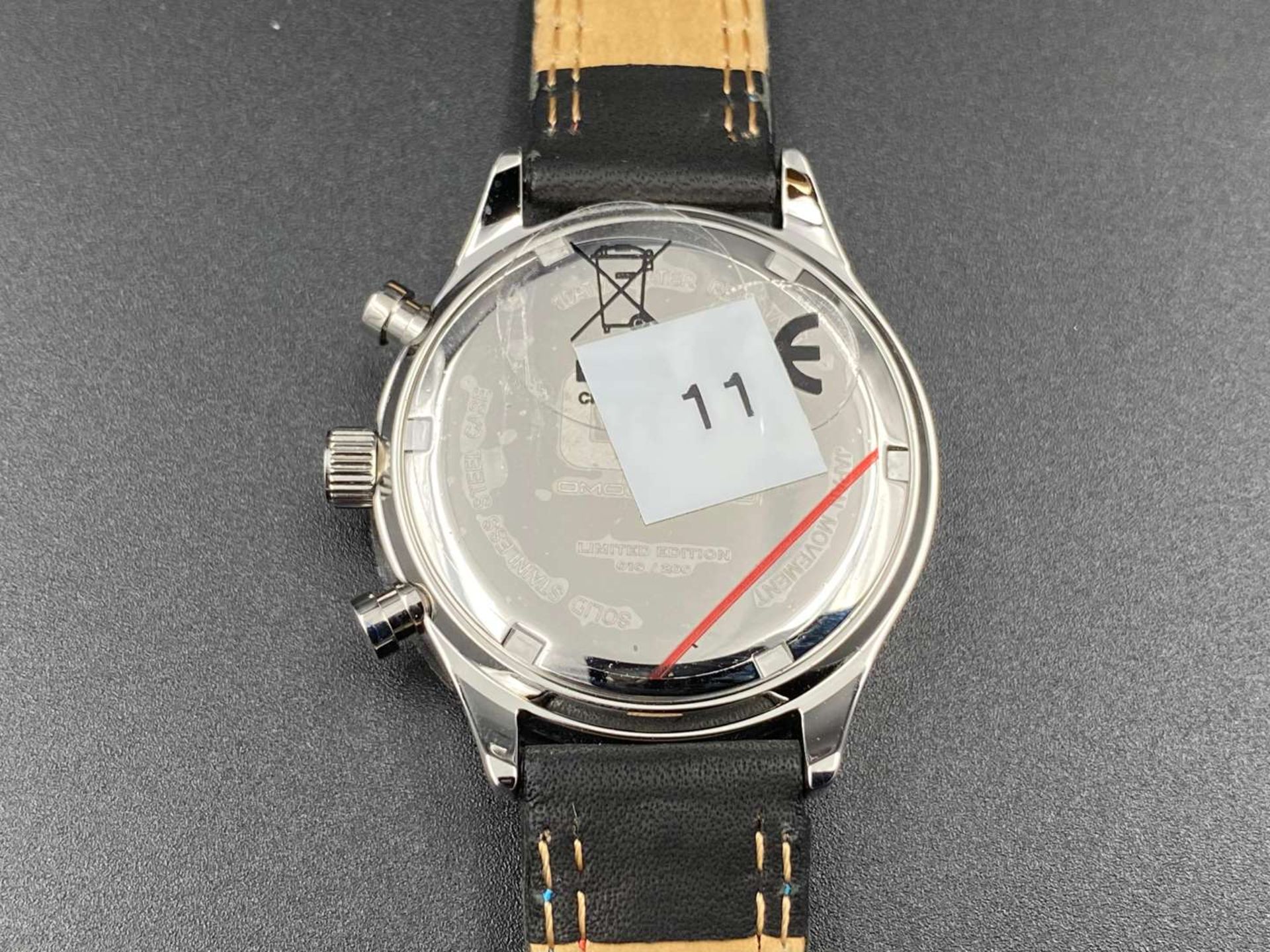 OMOLOGATO, “Racing Chrono”, stainless steel, chronograph wristwatch, - Image 4 of 7