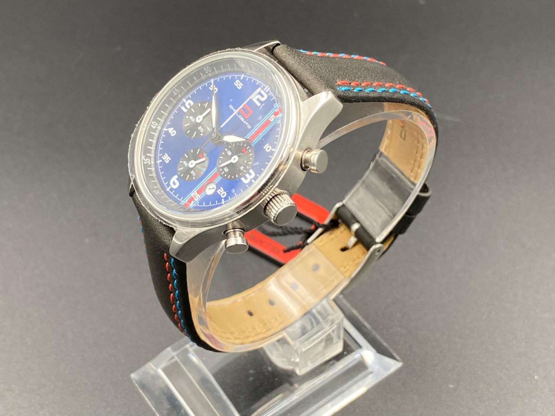 OMOLOGATO, “Racing Chrono”, stainless steel, chronograph wristwatch, - Image 2 of 7