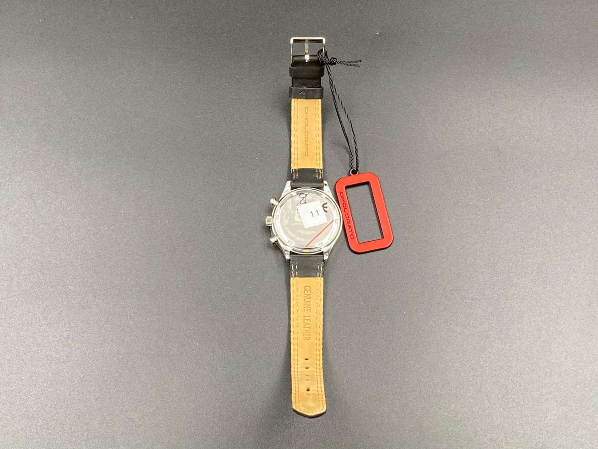 OMOLOGATO, “Racing Chrono”, stainless steel, chronograph wristwatch, - Image 5 of 7