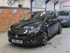 2016 VAUXHALL CORSA BLACK EDITION S/S