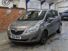 2011 VAUXHALL MERIVA EXCLUSIV TURBO 118