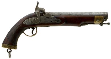 A .650 CALIBRE INDIAN SERVICE TYPE PISTOL,