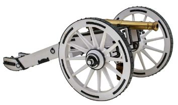 A GOOD SCRATCH BUILT MODEL OF A 19TH CENTURY FIELD CANNON,