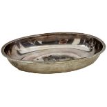 AN EARLY 19TH CENTURY FRENCH SILVER OVAL BOWL - THE SO CALLED SPENCER BOWL,