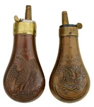 A SMALL COLT'S PATENT EAGLE POWDER FLASK,