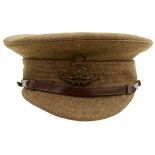 A FIRST WORLD WAR PERIOD ARTILLERY PEAKED CAP,