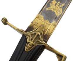 A RARE FRENCH ANXII NAVAL OFFICER'S SWORD,