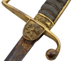 AN 1805 PATTERN EAST INDIA COMPANY NAVAL OFFICER'S SWORD,