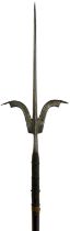 A 16TH CENTURY ITLIAN SPARTA OR POLEARM,