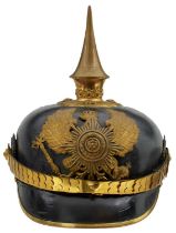 A PRUSSIAN GUARDS OFFICER'S PICKELHAUBE,