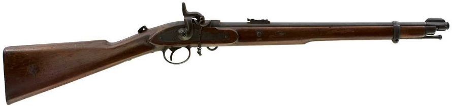 A SCARCE .451 WESTLEY RICHARDS CAPPING BREECH LOADING CAVALRY CARBINE,