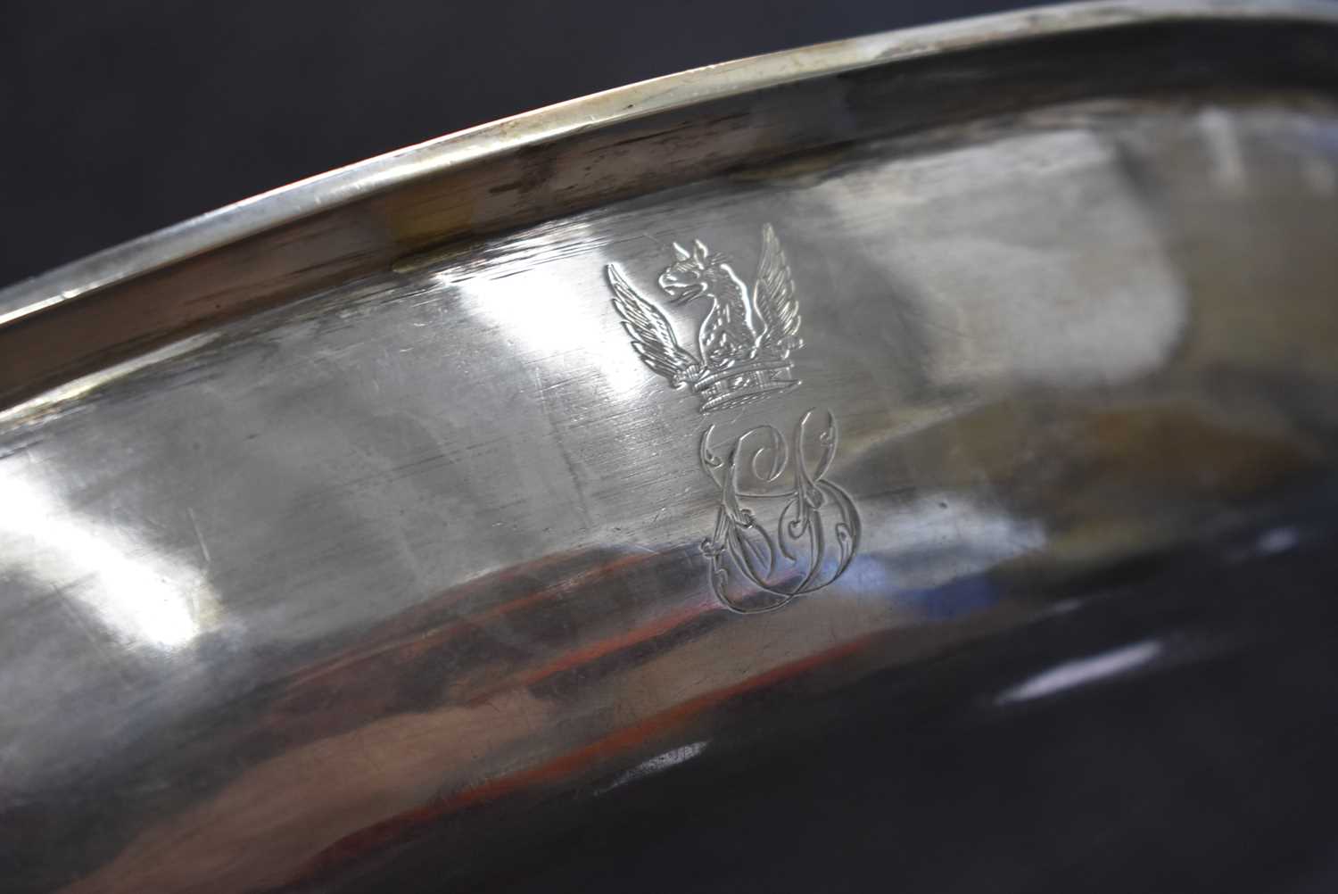 AN EARLY 19TH CENTURY FRENCH SILVER OVAL BOWL - THE SO CALLED SPENCER BOWL, - Image 8 of 8