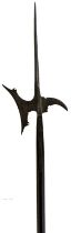 A LATE 16TH OR EARLY 17TH CENTURY ITALIAN HALBERD,