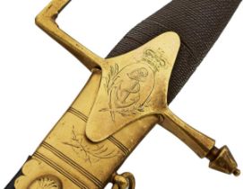 A RARE AND IMPORTANT NAVAL OFFICER'S SWORD,