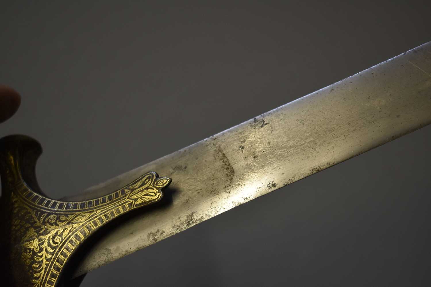A 19TH CENTURY INDIAN TULWAR OR SWORD, - Image 11 of 15