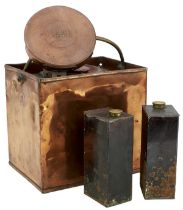 A SQUARE FORM WALKER POWDER MAGAZINE,